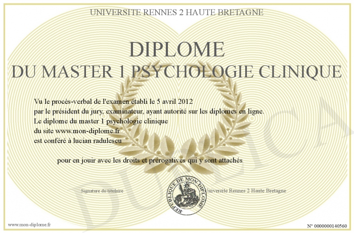 diplome universitaire rennes 1
